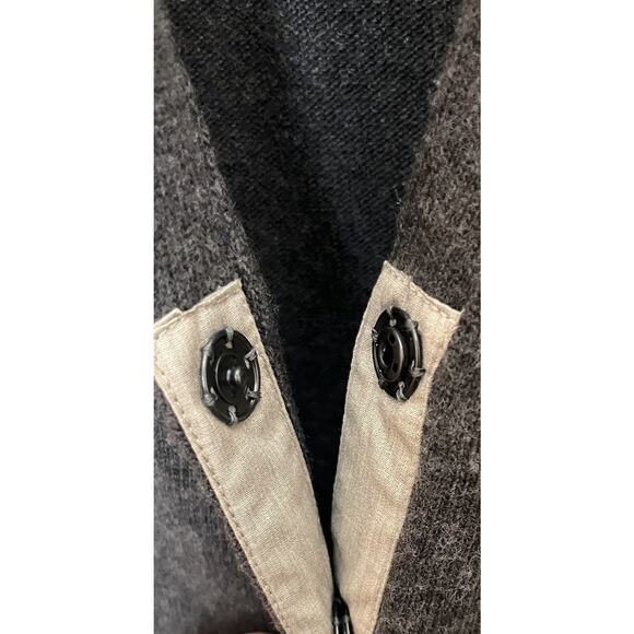 Banana Republic V-Neck Sweater Vest Women’s Sz Large Brown Wool Cashmere Blend - Picture 6 of 8